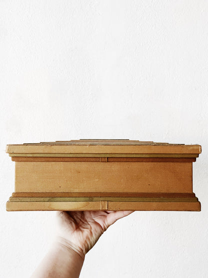 Antique Silk Jewelry Box