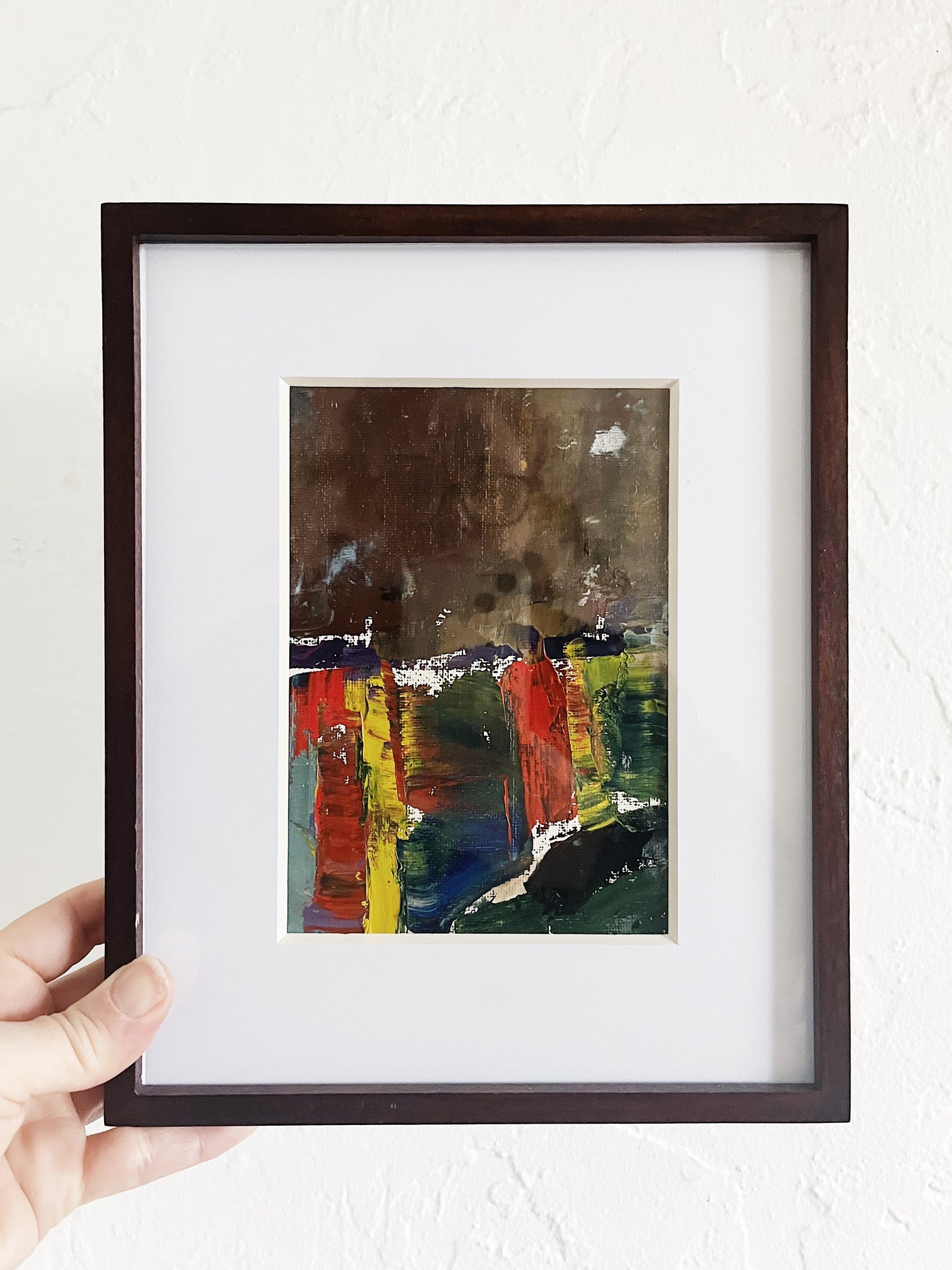 Vintage Abstract Expressionist Painting