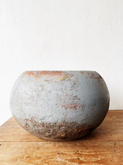 Vintage Painted Terra Pot