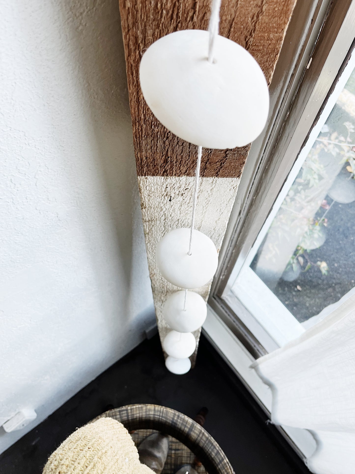 Handmade Ceramic Moon Chimes