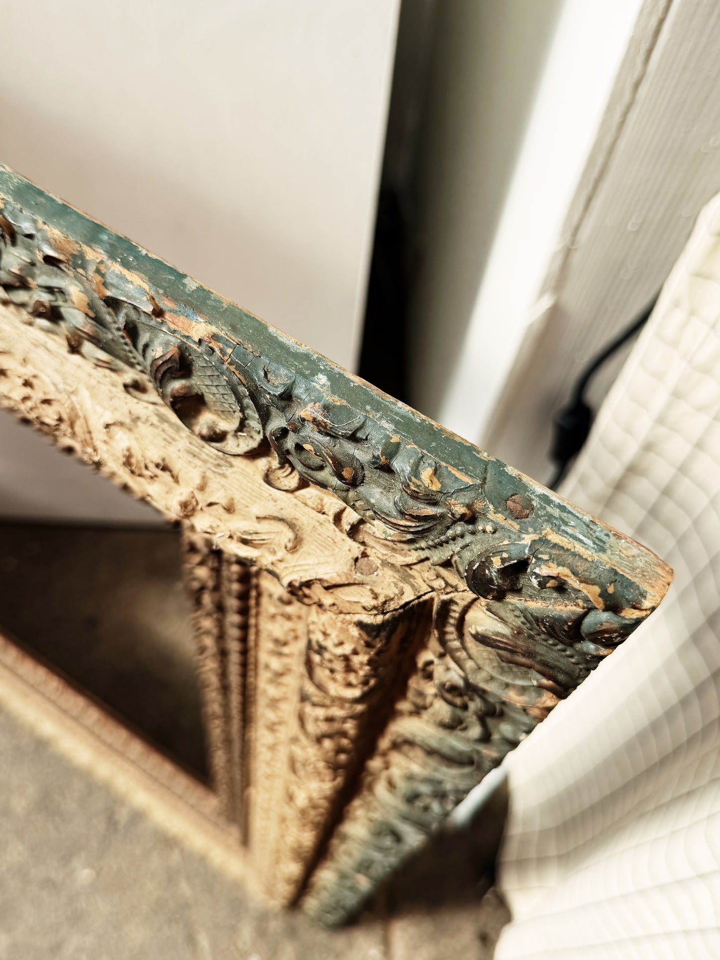 Antique Carved Wood Frame