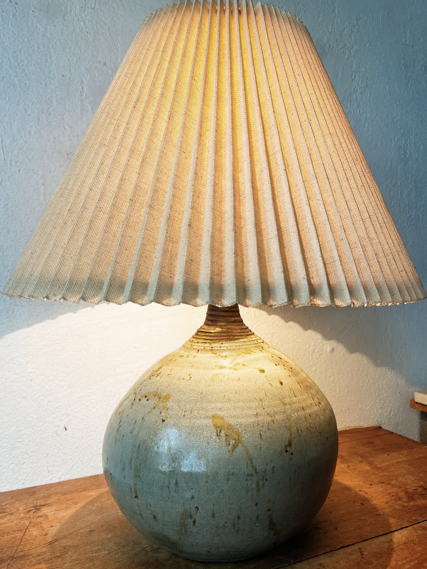 Chunky Mid Century Ceramic Lamp
