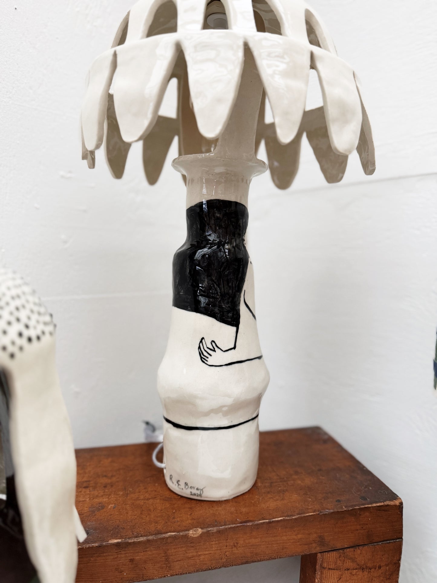 Rebecca Boraz Ceramic Lamp