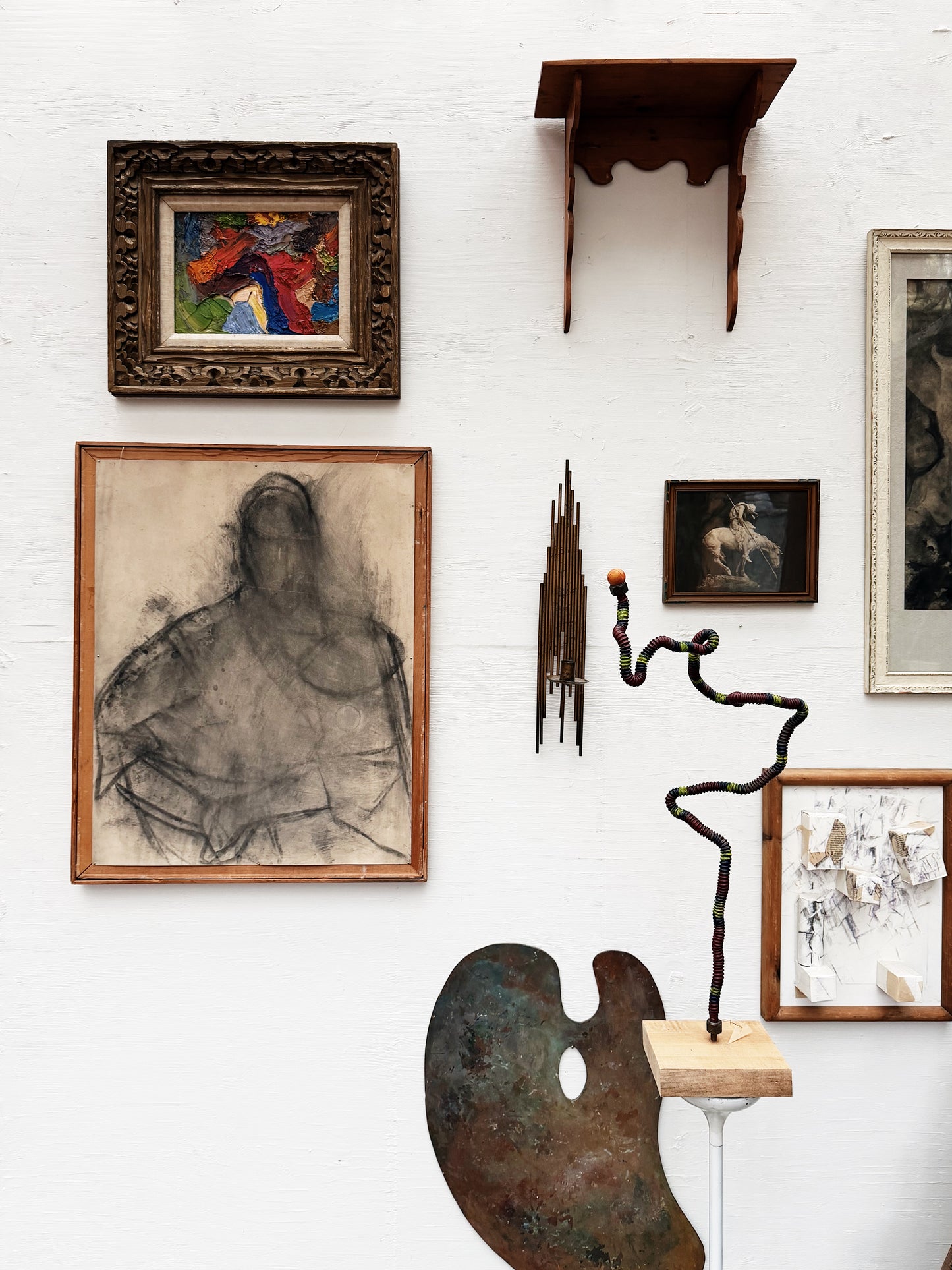 Oversized Vintage Paint Pallette