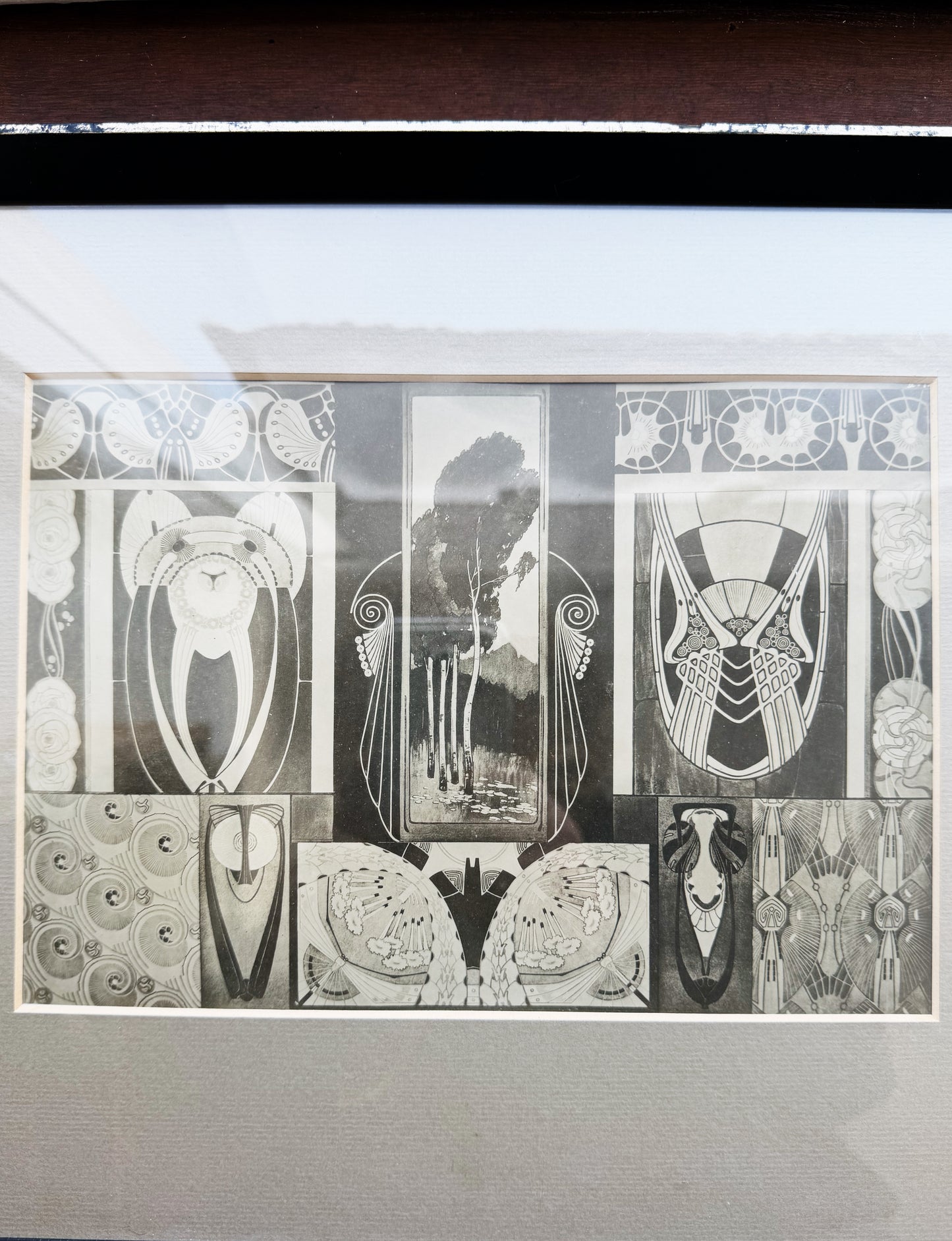 Antique Art Nouveau Print