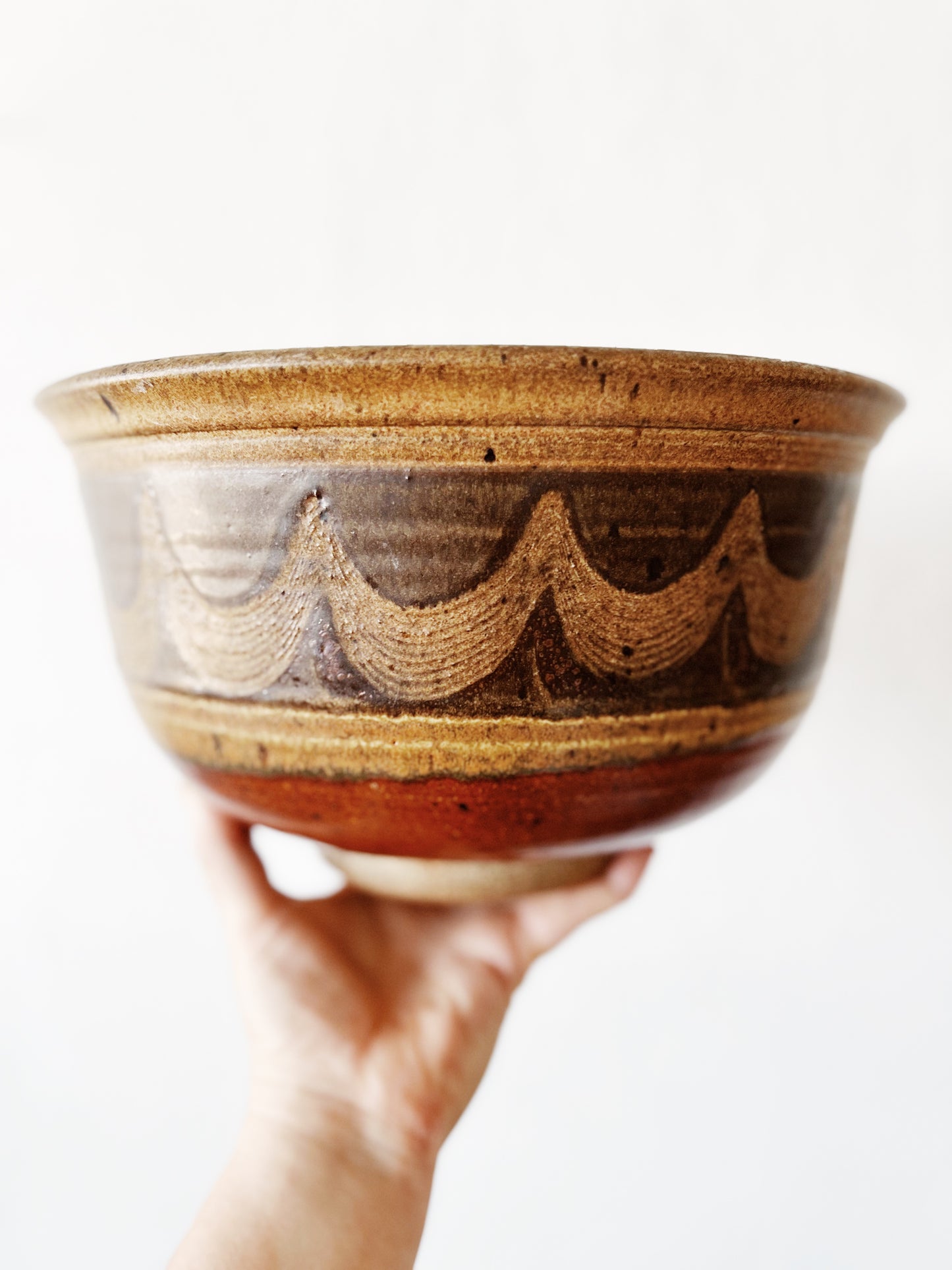 Vintage 1970s Fred Hamann Ceramic Bowl