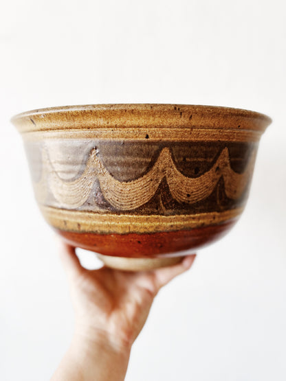 Vintage 1970s Fred Hamann Ceramic Bowl