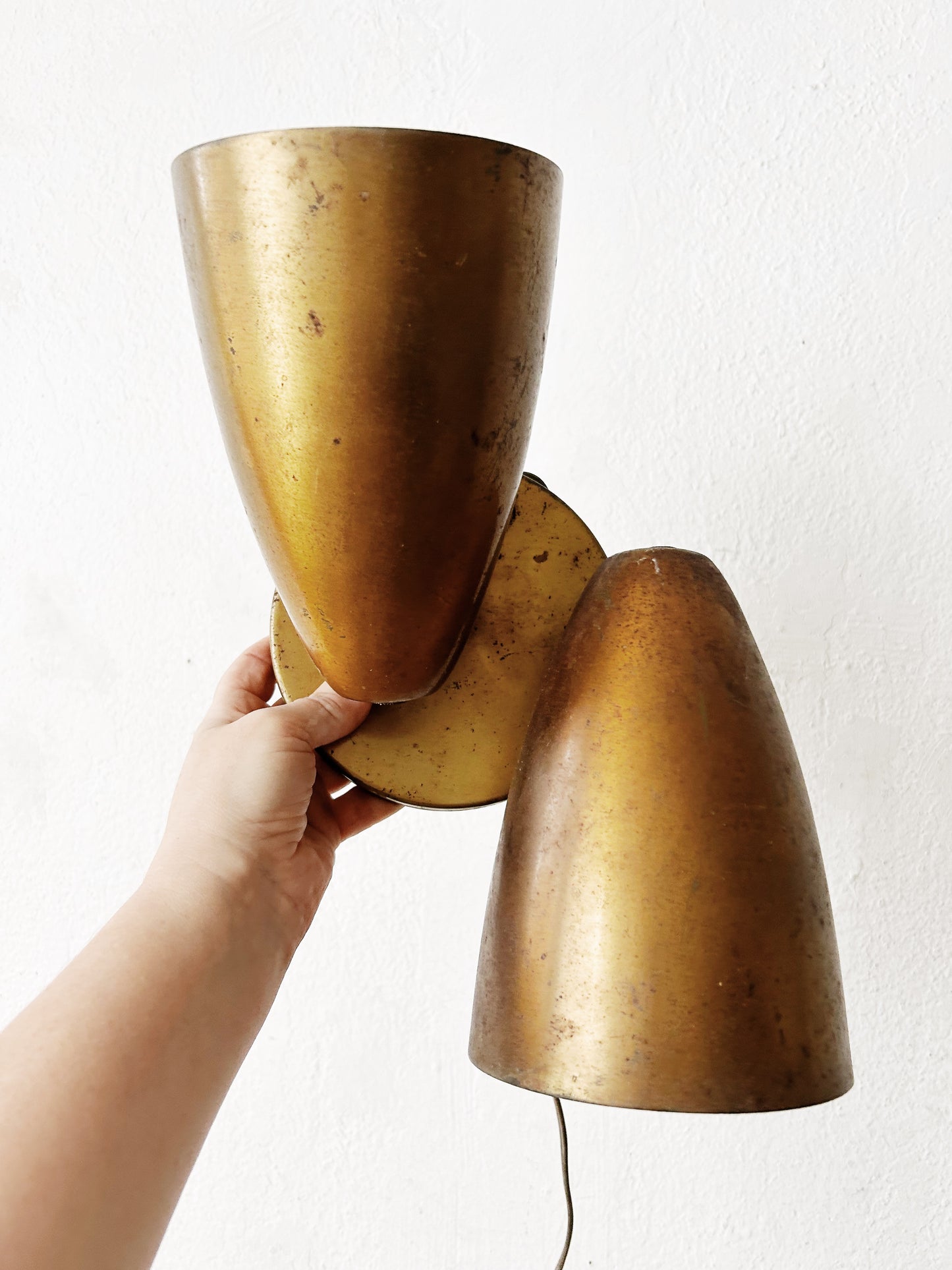 Mid Century Double Sconce