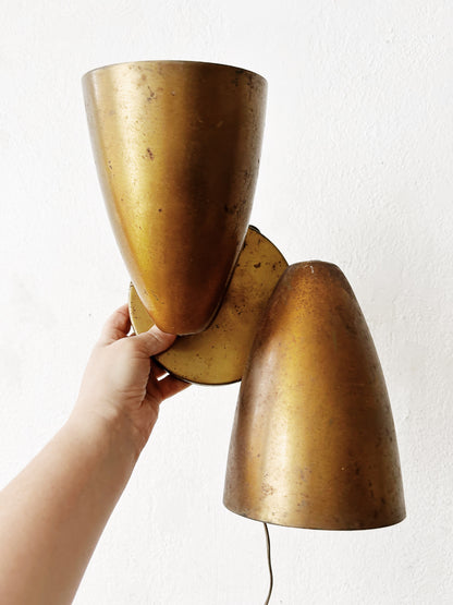 Mid Century Double Sconce