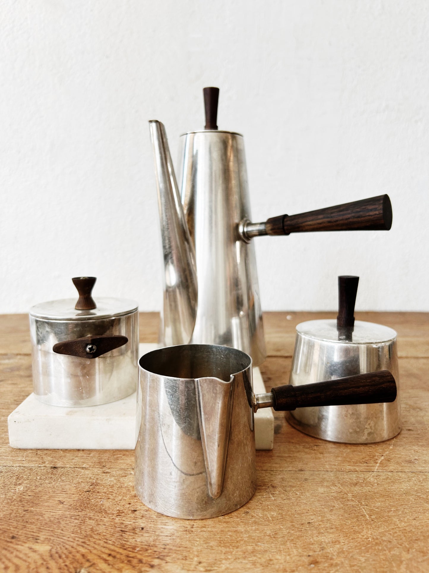 Mid Century Kalmer Italian Silverplate Coffee Set