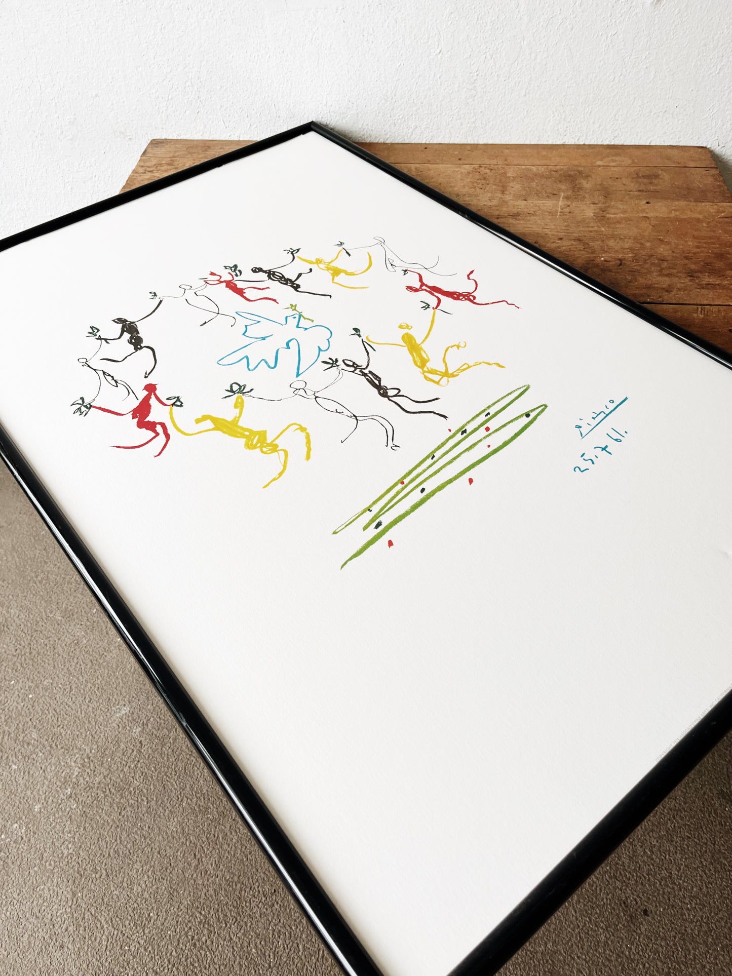 1970s Picasso Offset Lithogrpahic Print