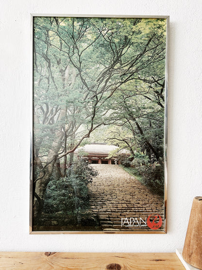 Vintage Japan Airlines Travel Poster