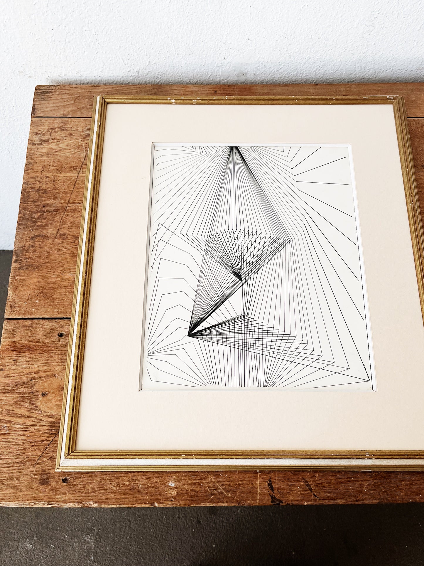 Original Pen and Ink Optic Drawing
