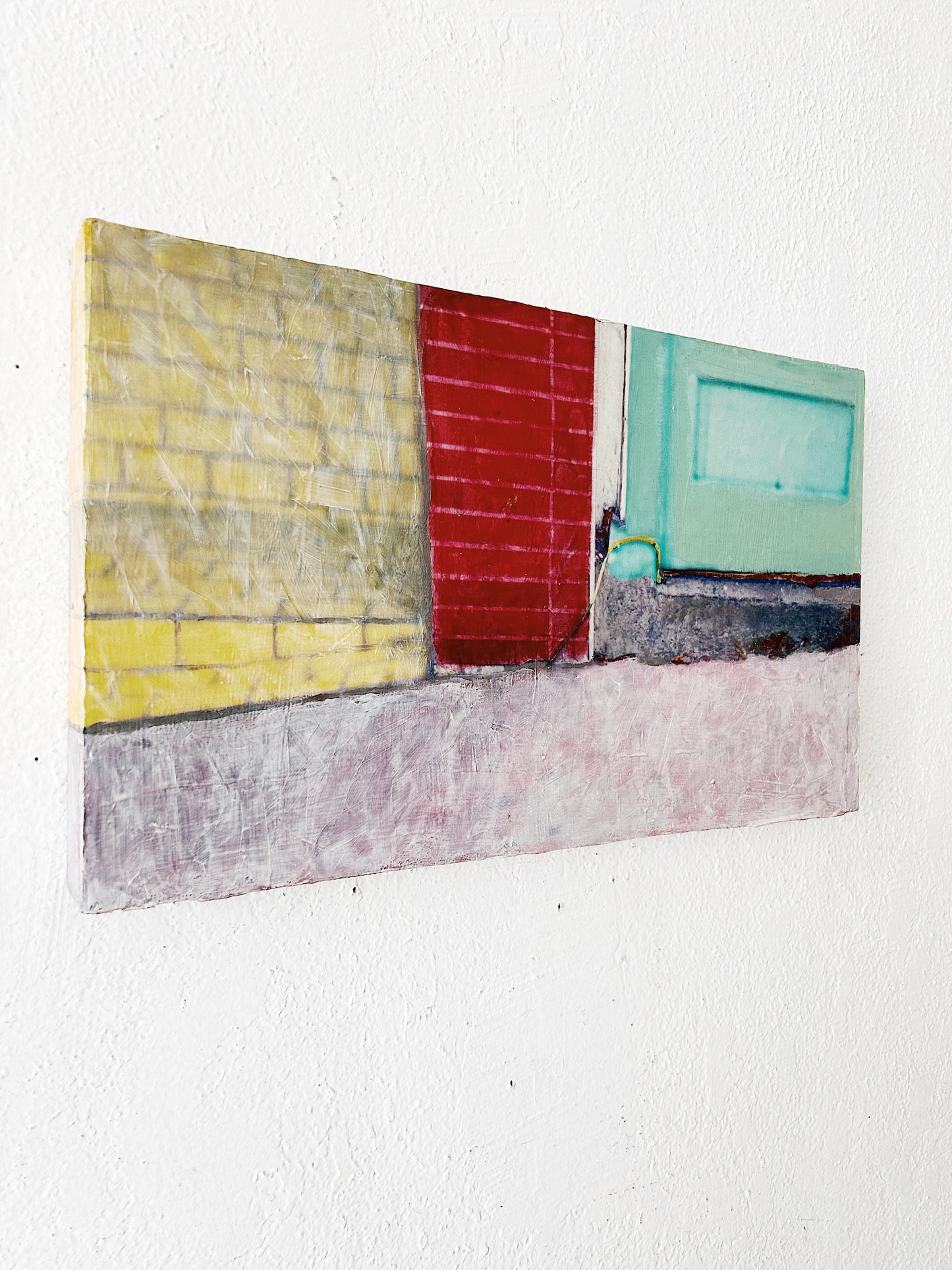 Original Encaustic Painting ‘San Francisco Doorway’