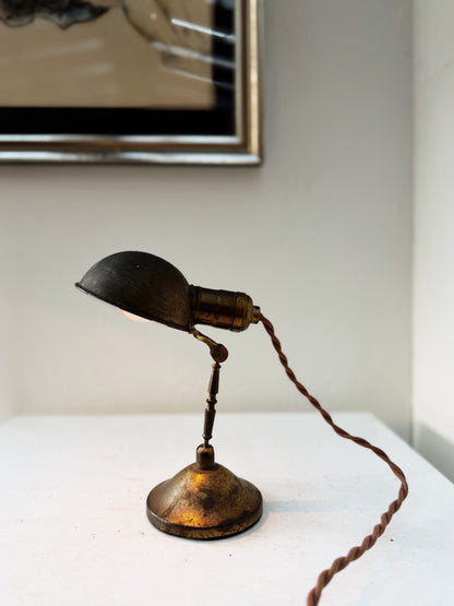 Antique Magnalux Brass Lamp