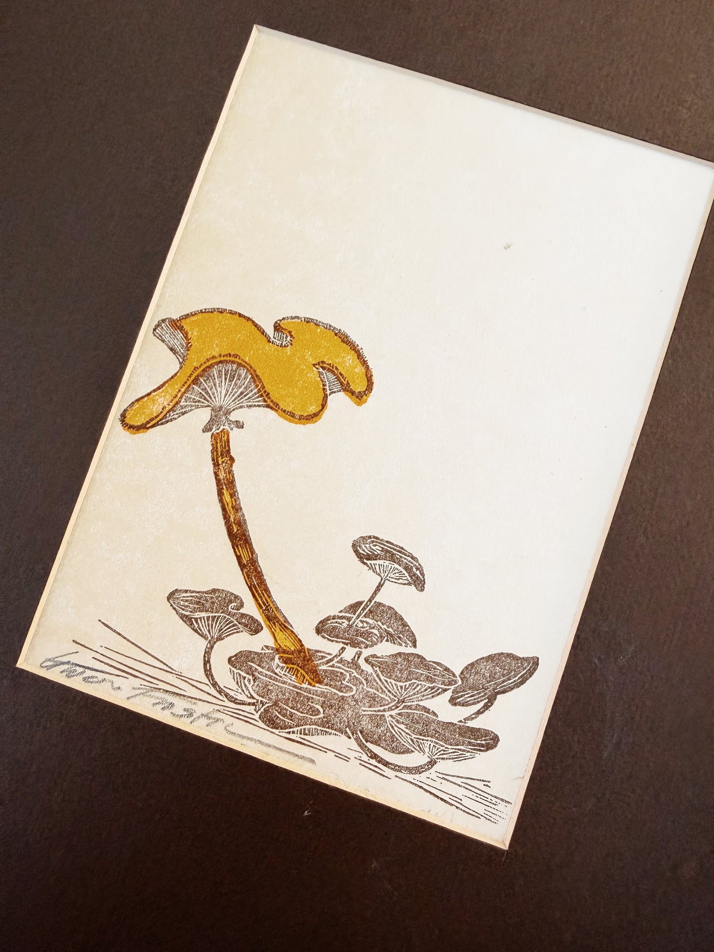Original Gwen Frostic Linocut