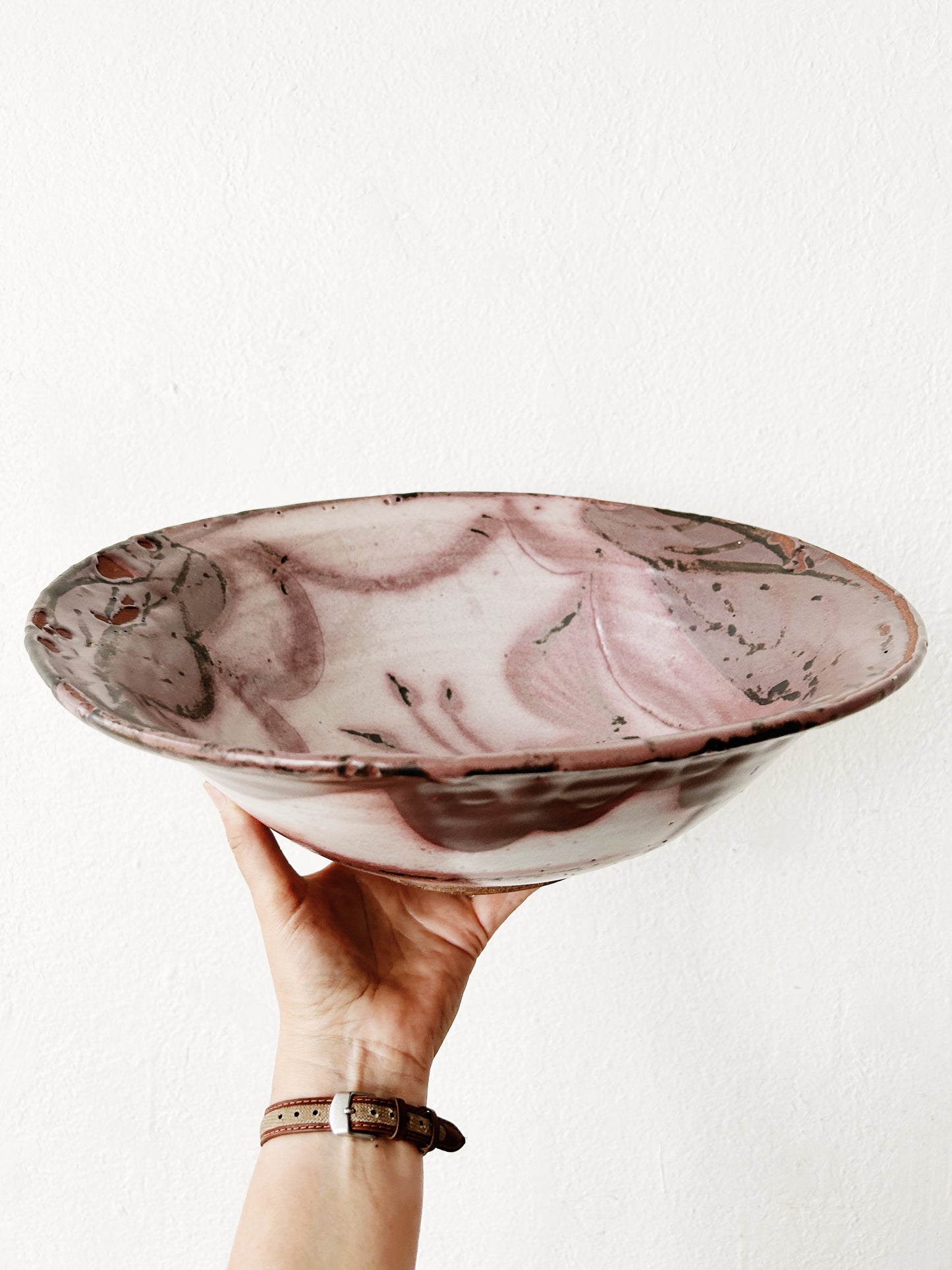 Large Handmade Pottery Bowl