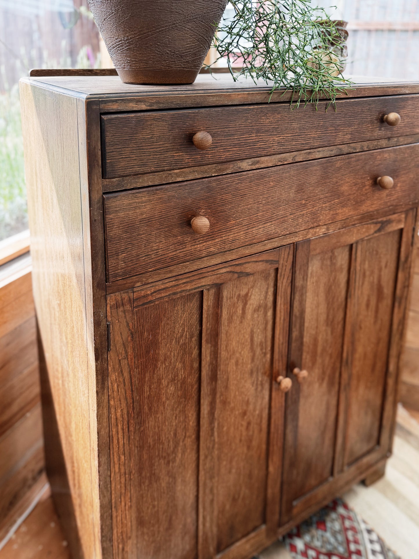 Vintage Wood Cabinet
