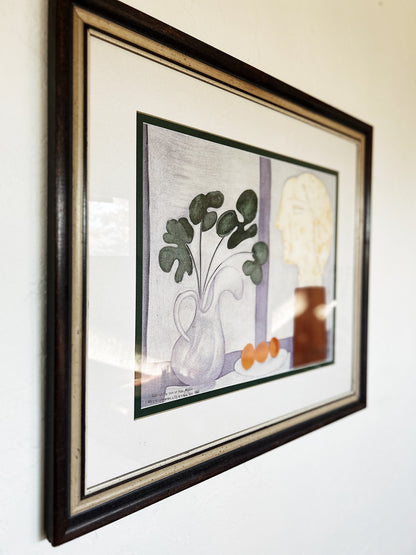 Rare Vintage Framed Picasso Silk