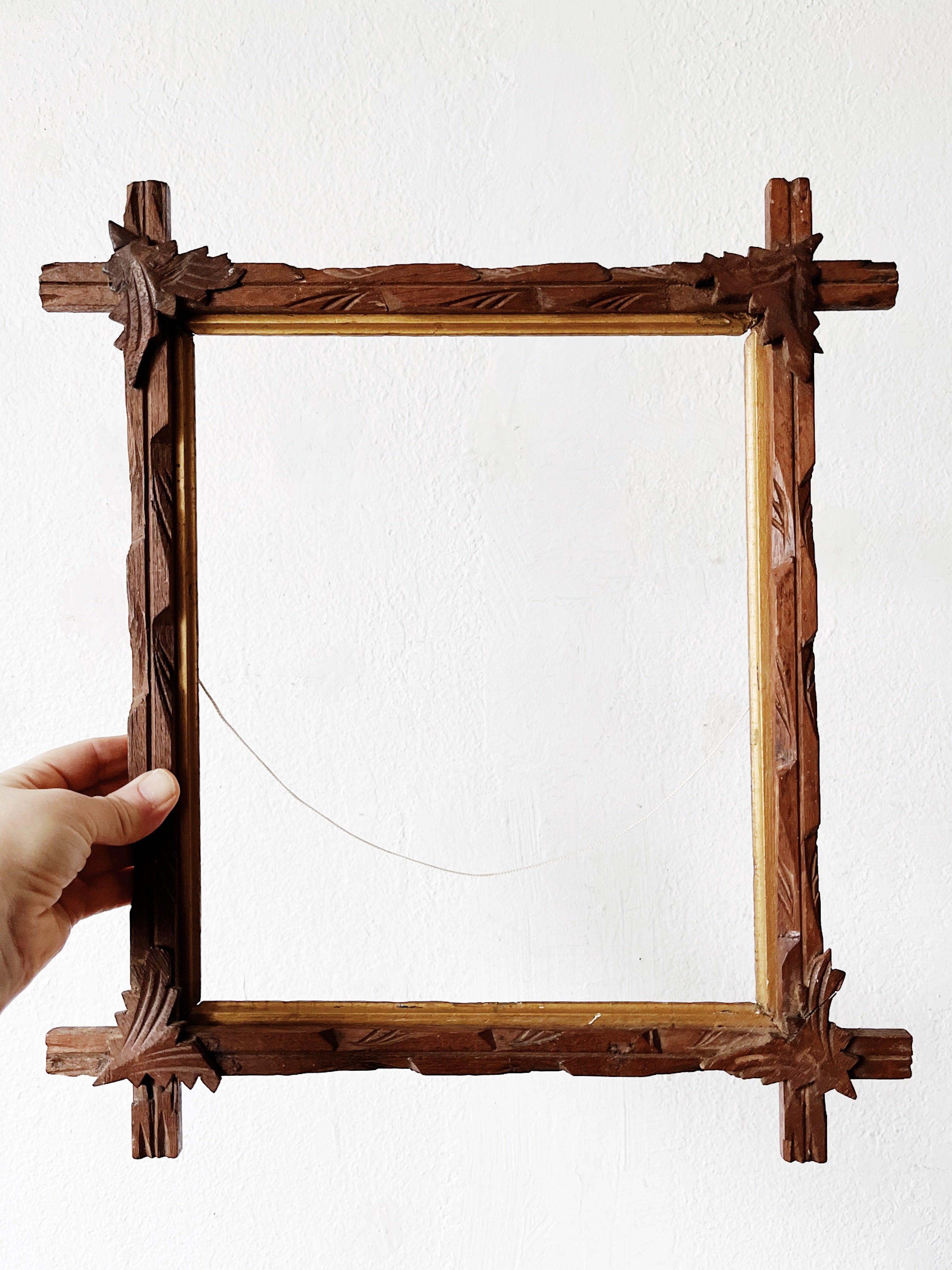 Antique Adirondack Wood Frame - Thumbnail 2