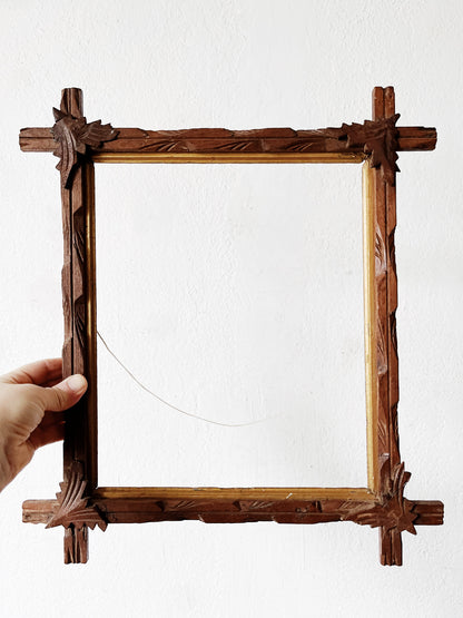 Antique Adirondak Wood Frame