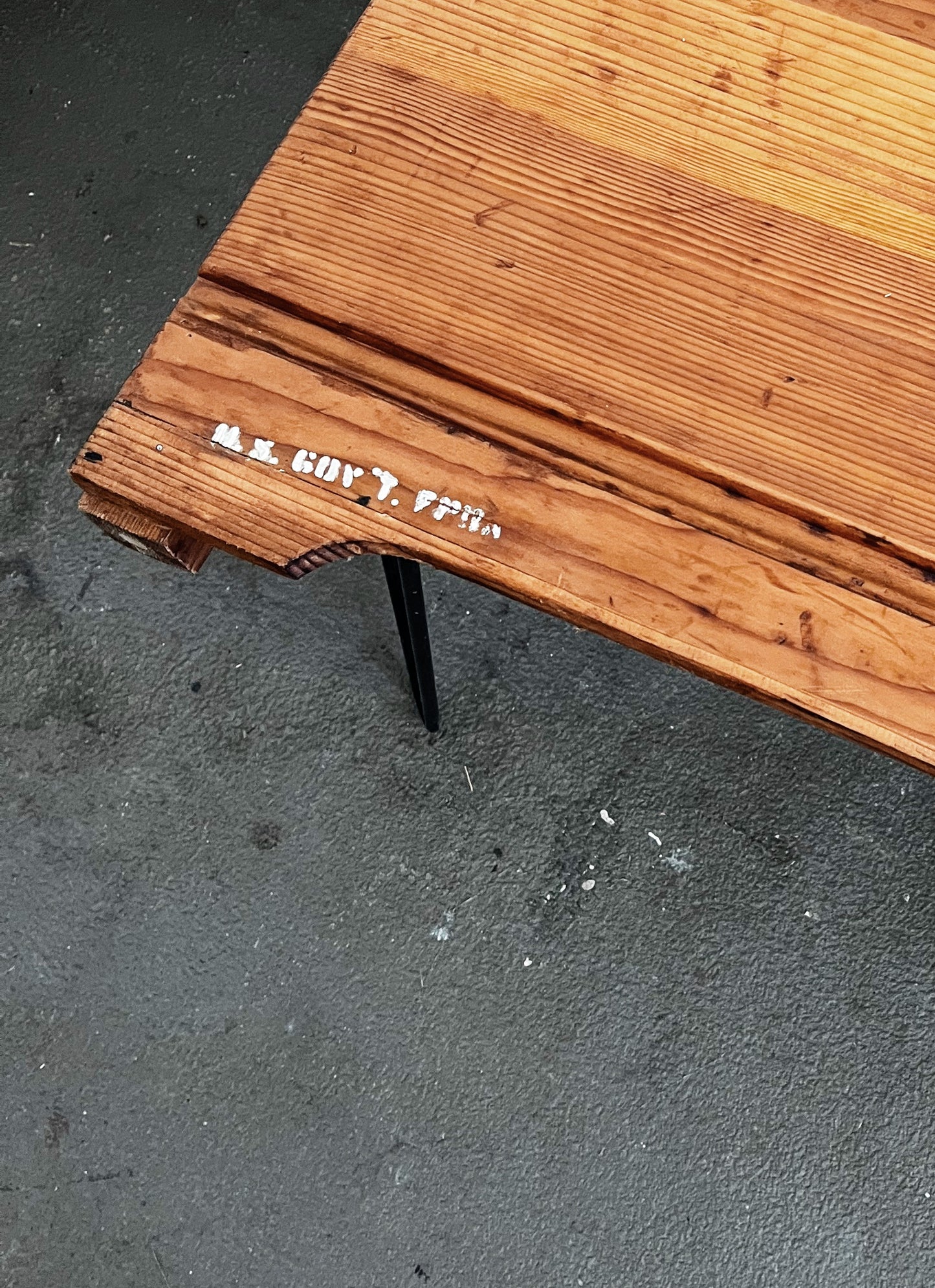 Vintage Hairpin Bench