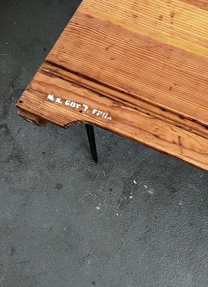 Vintage Hairpin Bench