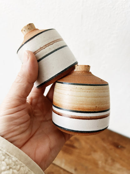 Vintage Michael Pratt Pottery Shakers