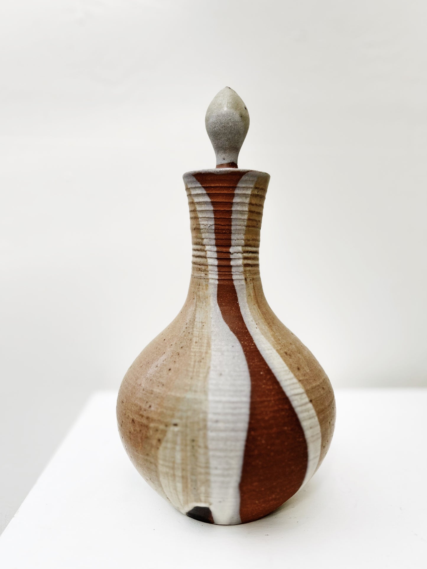 Mid Century Rose Wasserstrom Decanter