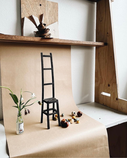 Cast Iron Chair Sculpture