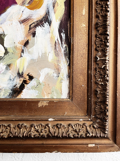 Vintage Abstract Expressionist Painting