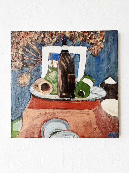 Vintage Still life Oil Painting