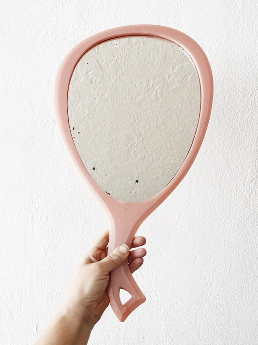 Large Vintage Hand Mirror