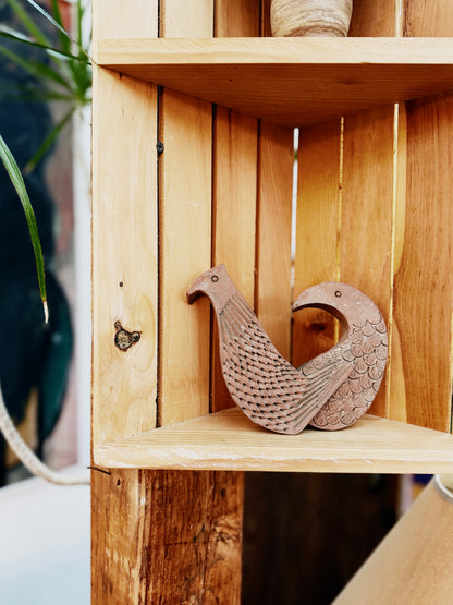 Ceramic Birds Sculpture