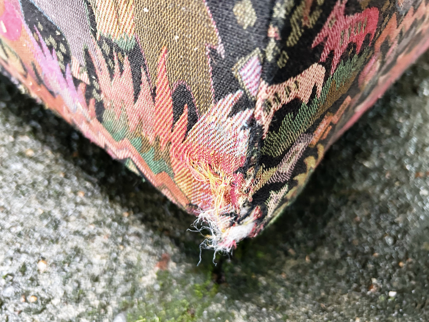 Vintage Custom Tapestry Couch on Wheels