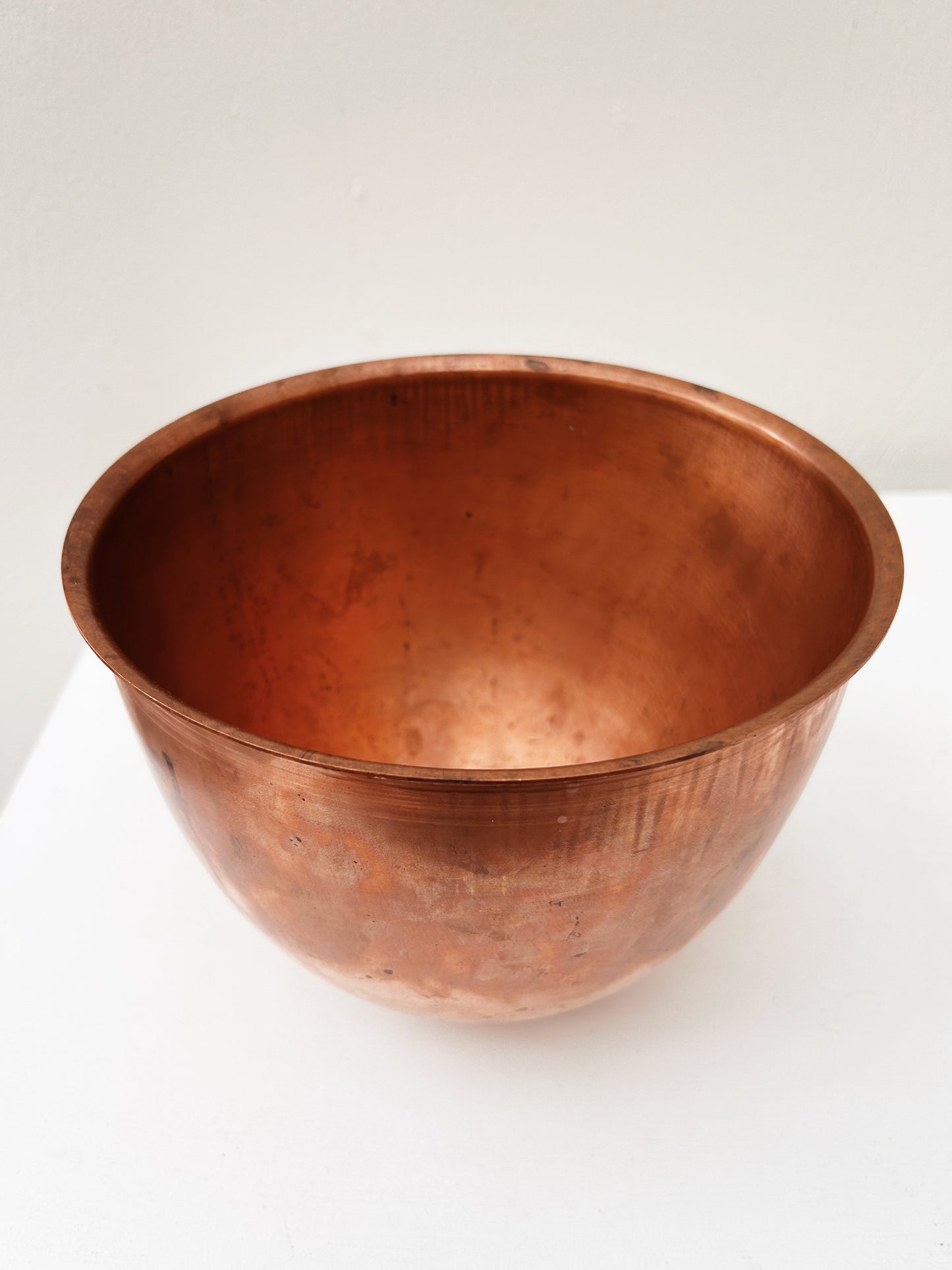 Vintage Solid Copper Bowl