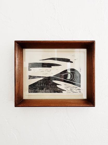 Vintage Japanese Woodcut Print