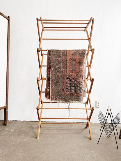 Large Vintage Wood Drying Rack