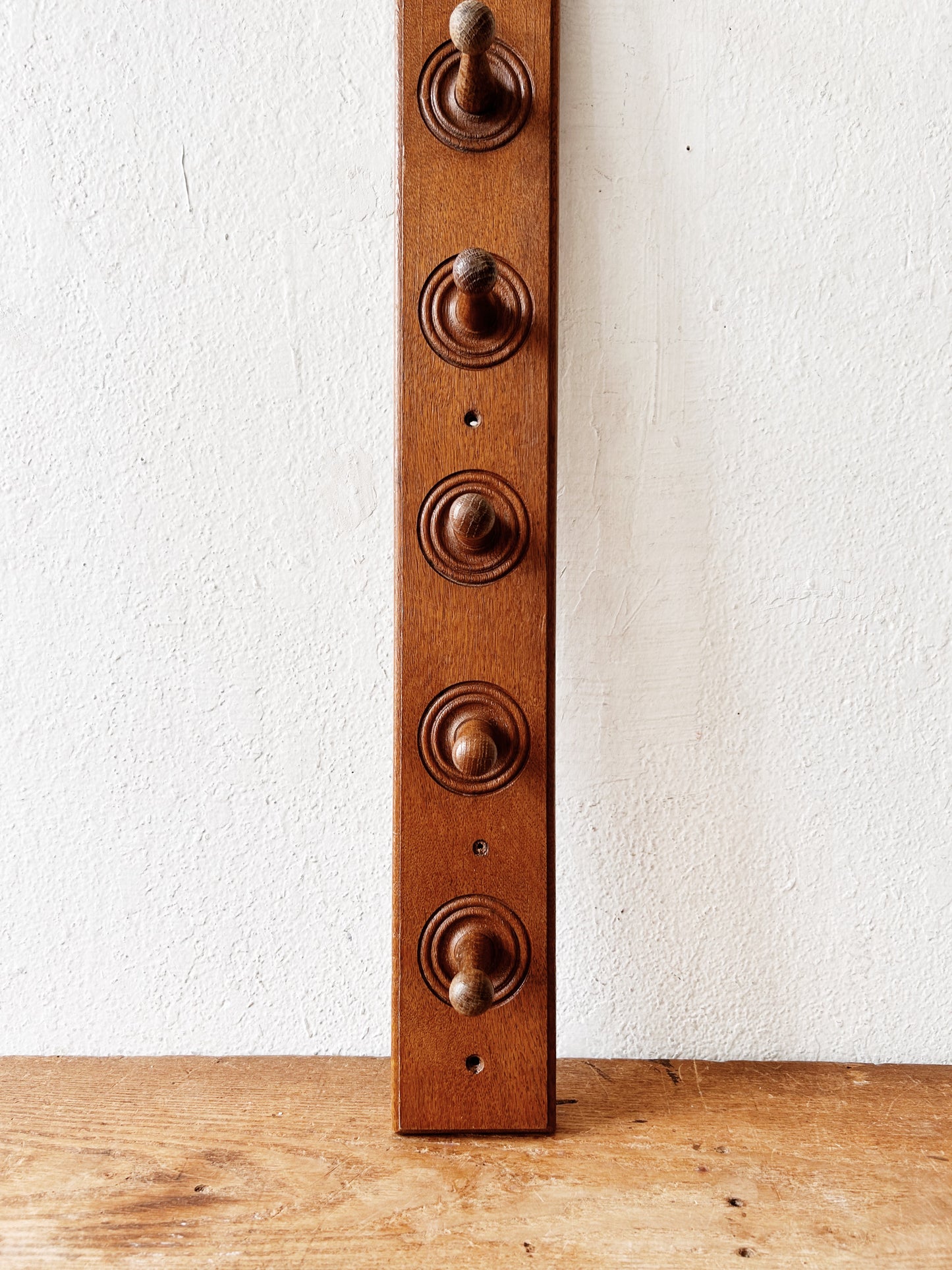 Antique Bullseye Coat Rack