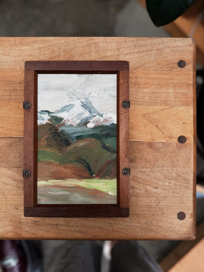 Mt St. Helen's Folk Art Painting