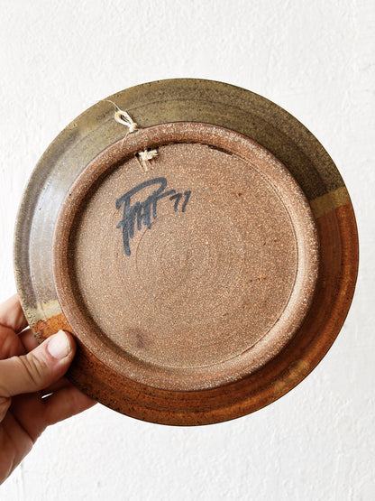 Vintage Michael Pratt Stoneware Hanging