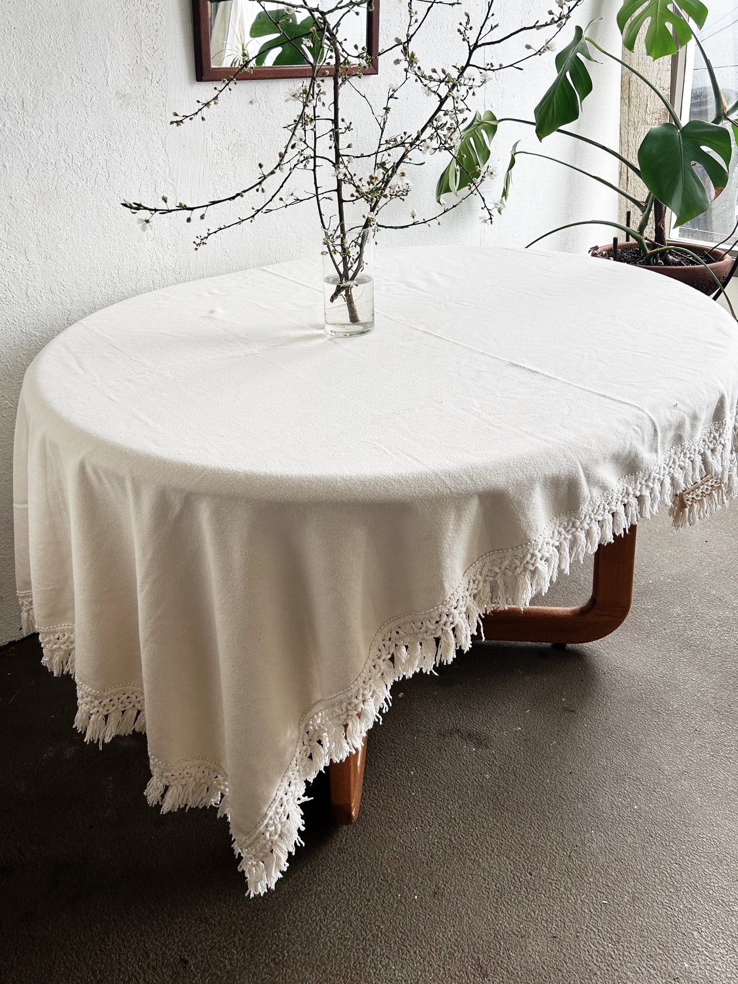 Vintage Cotton Tablecloth