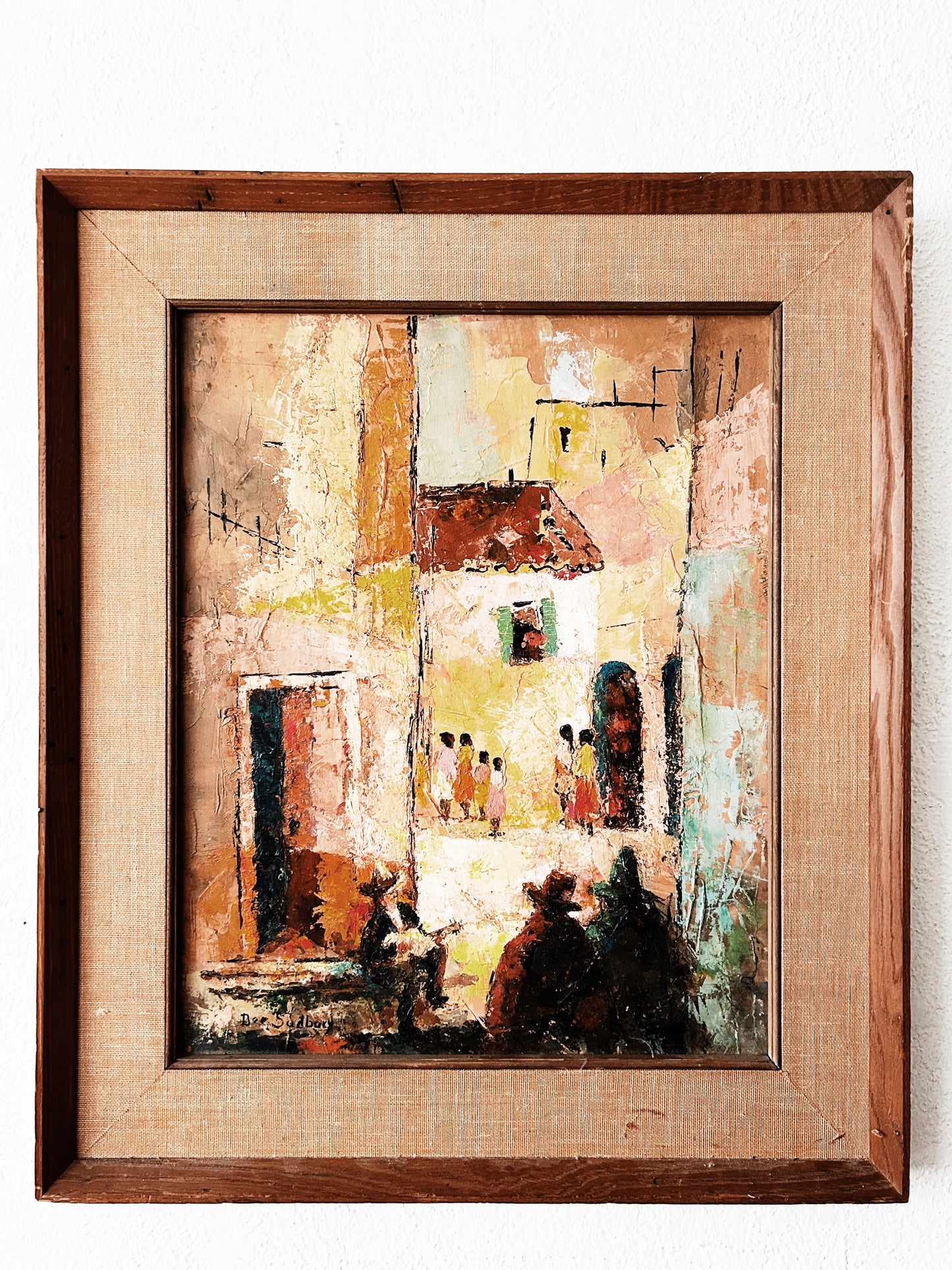 Mid Century Oil Painting