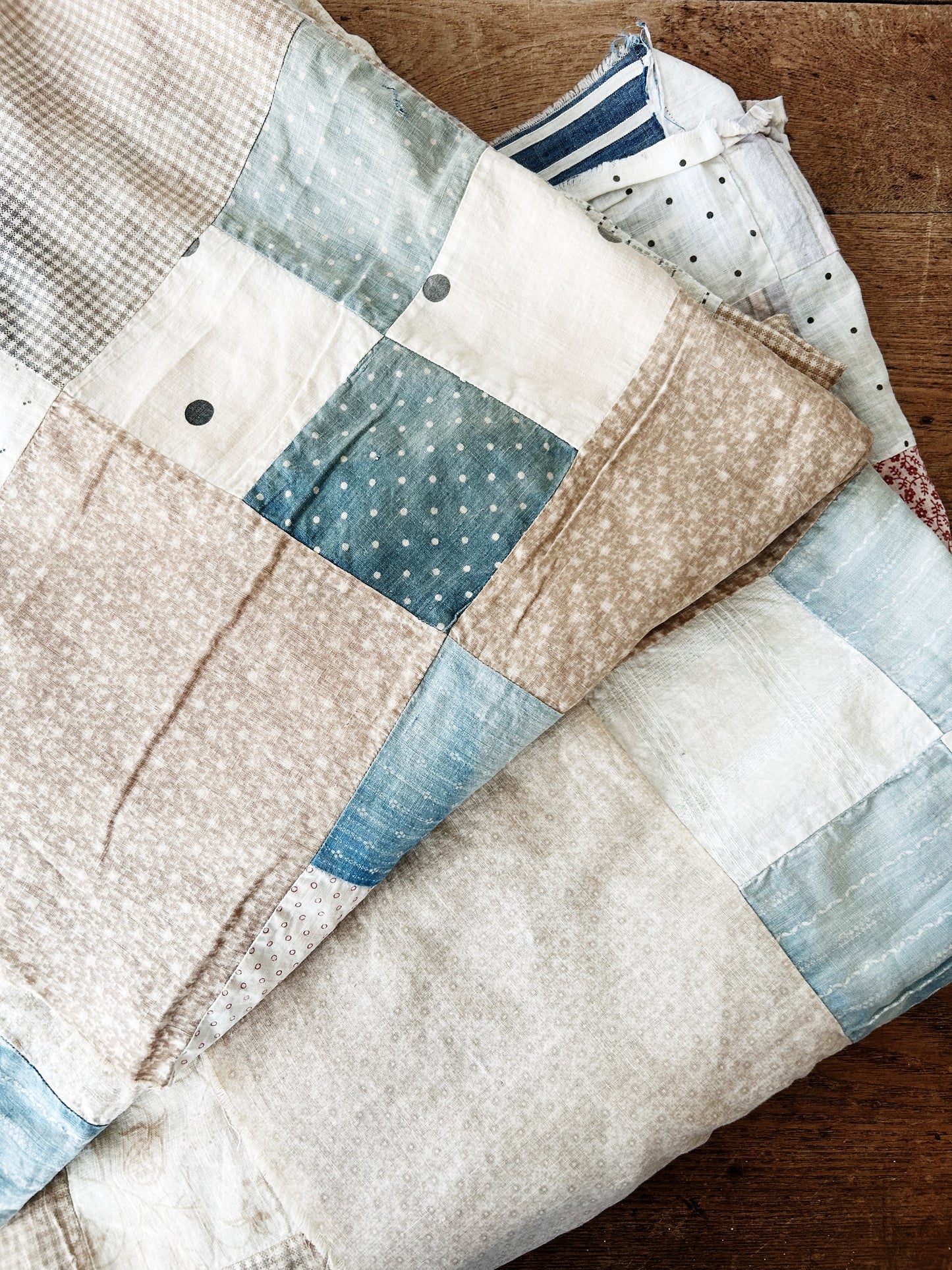 Antique Cotton Quilt Top