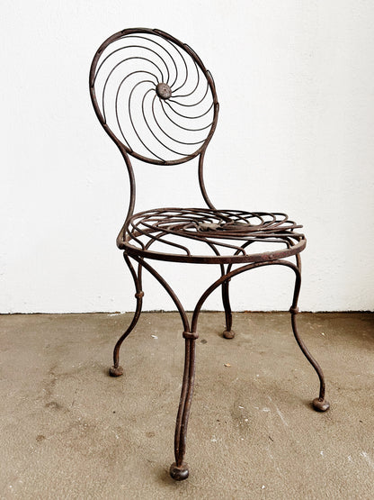 Artisan Made Iron Chair