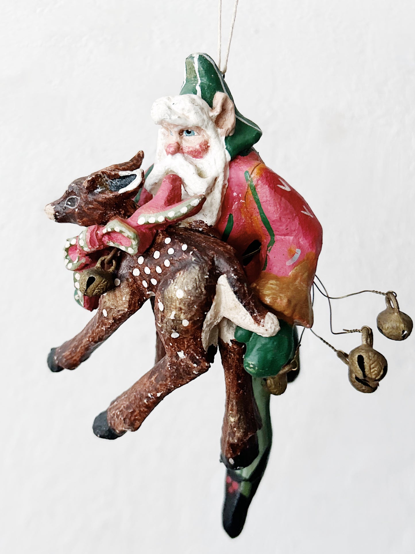 Vintage Denise Calla Folk Art ‘Enchanted Forest’ Ornaments