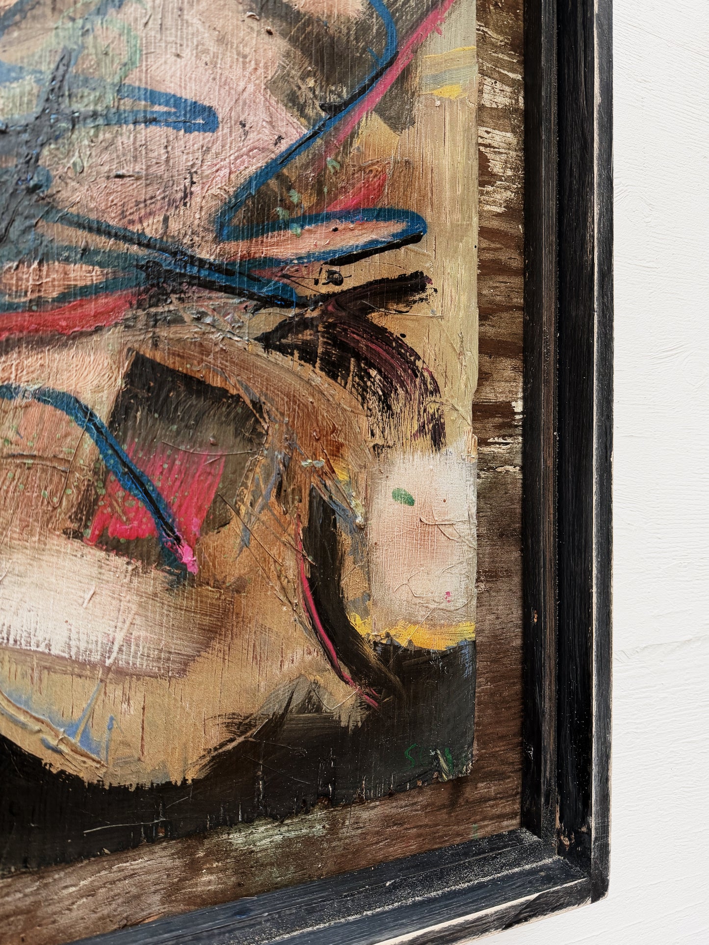 Vintage Abstract Expressionist Painting