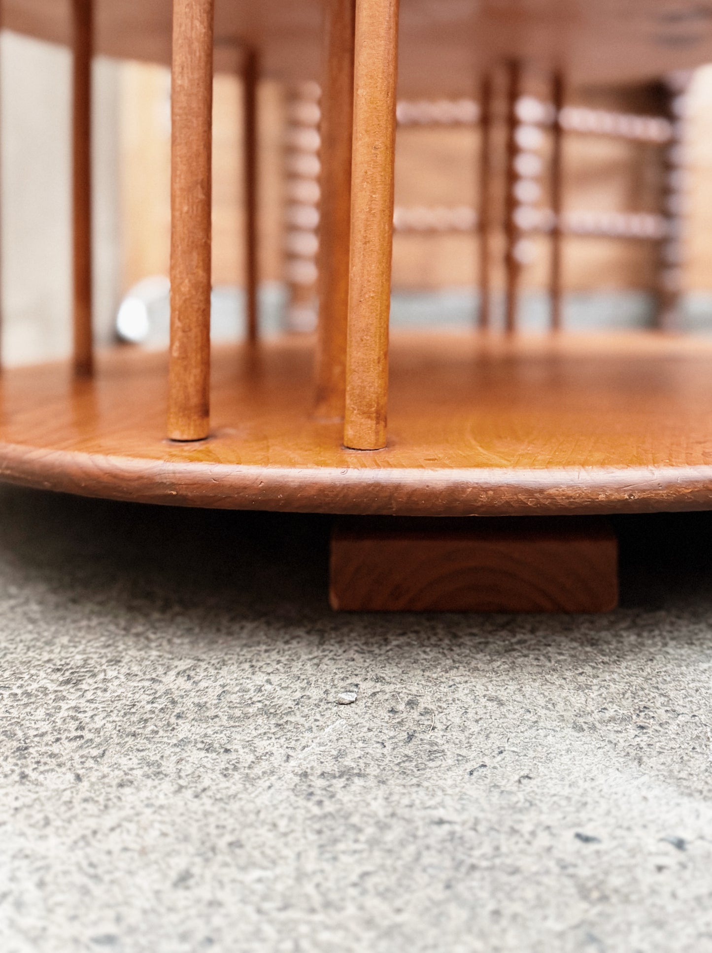 Handmade Vintage Spinning Coffee Table