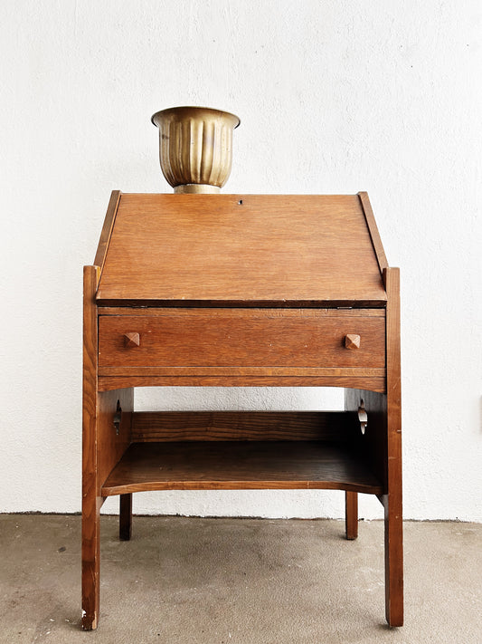 Antique Oak Secretary Desk