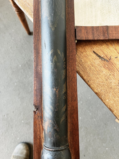 Antique Tole Painted Mirror